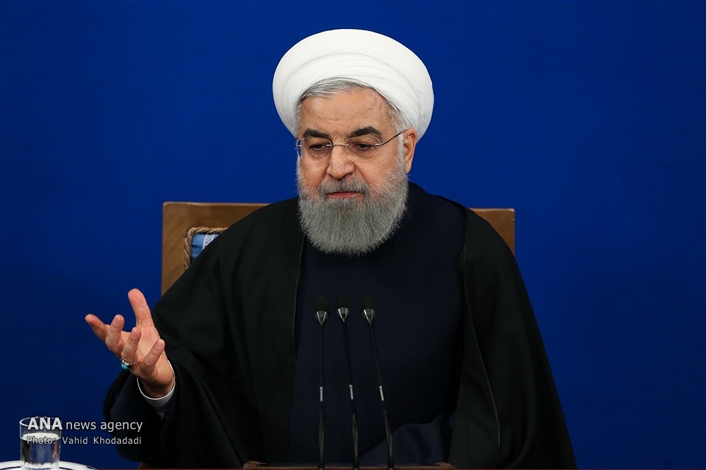 نشست خبری حسن روحانی رئیس جمهور ایران