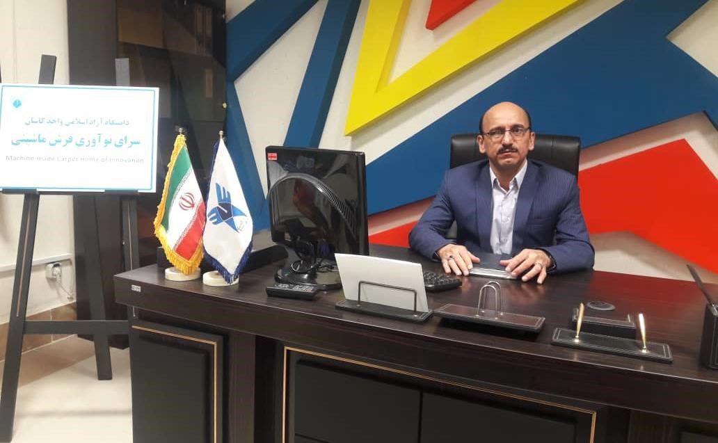 منصور دیاری رئیس سرای نوآوری فرش ماشینی