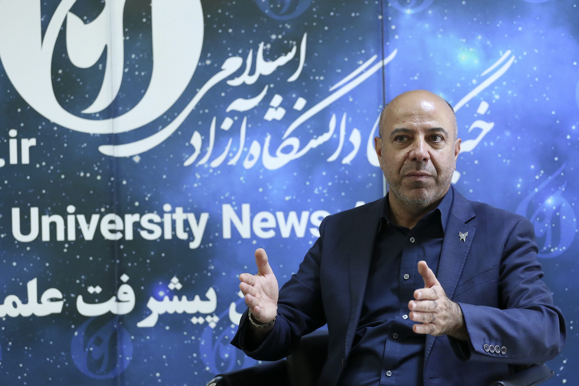 دکتر لشگری رئیس مرکز ورزش و تربیت بدنی دانشگاه آزاد اسلامی