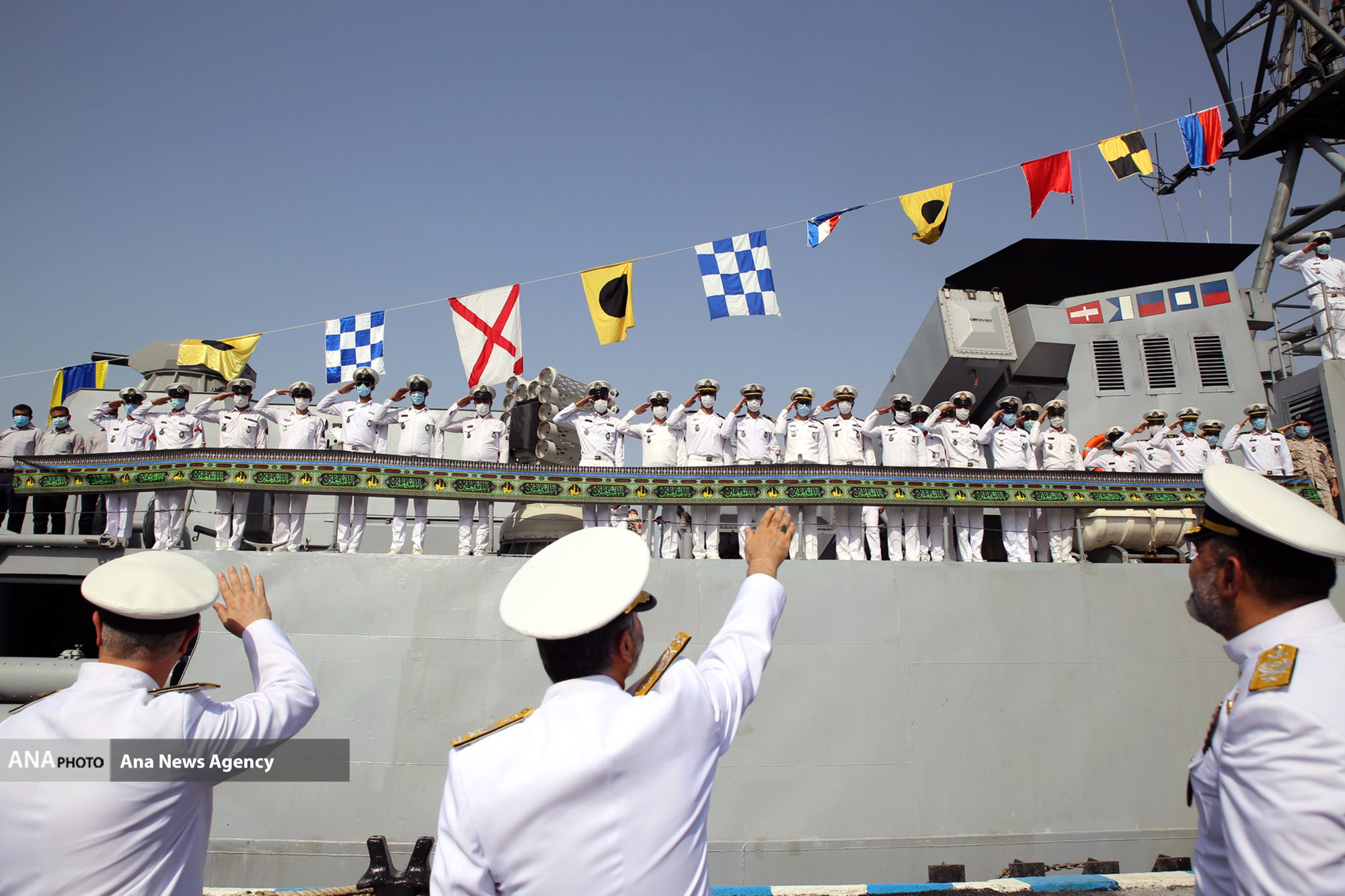 مراسم استقبال از ناوگروه ۷۵ نیروی دریایی ارتش