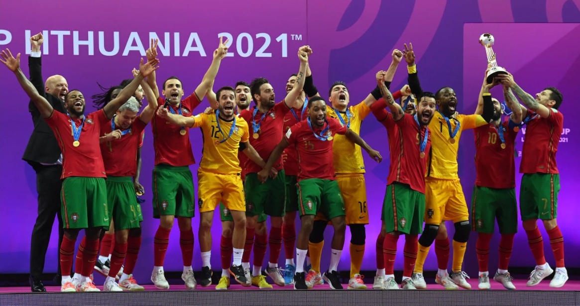 تیم ملی فوتسال پرتغال فاتح جام جهانی لیتوانی 2021