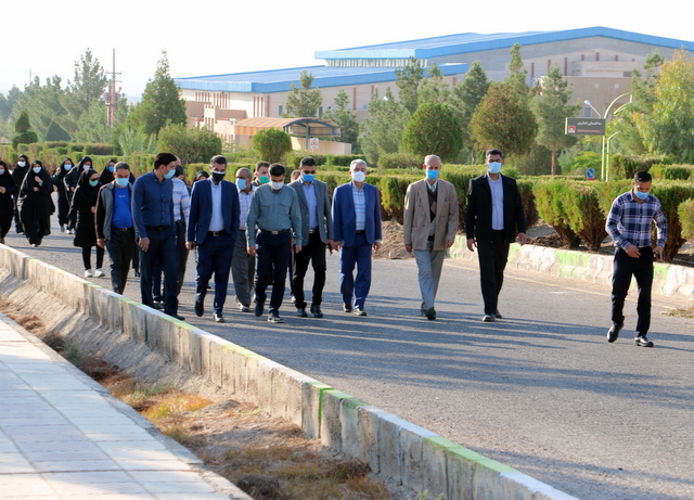 همایش پیاده‌روی با شعار دانشگاه دوست‌دار ورزش