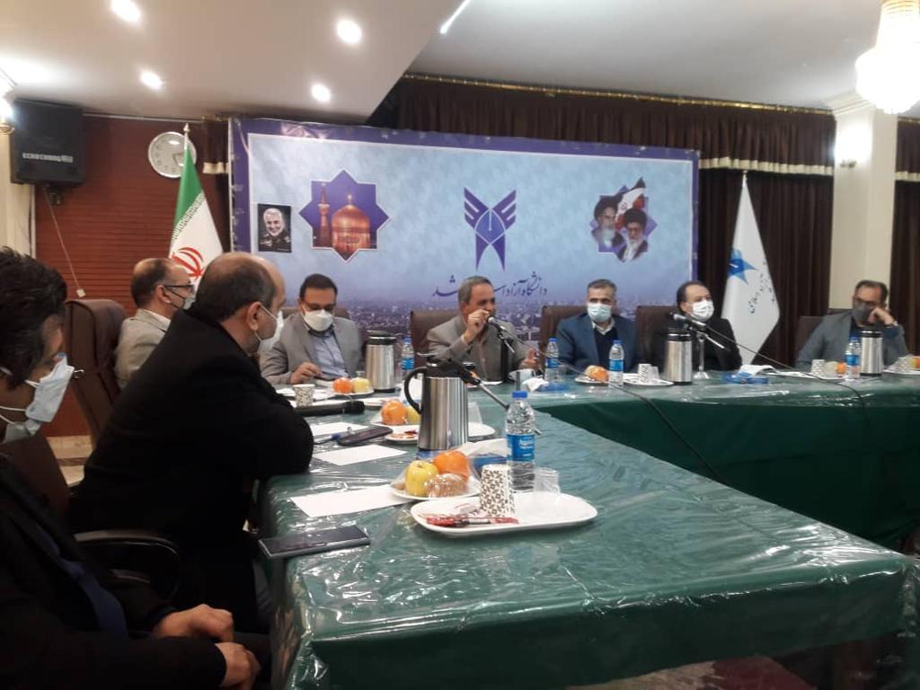 همکاری دوجانبه صنعتی بین واحدهای دانشگاهی مشهد و سیرجان