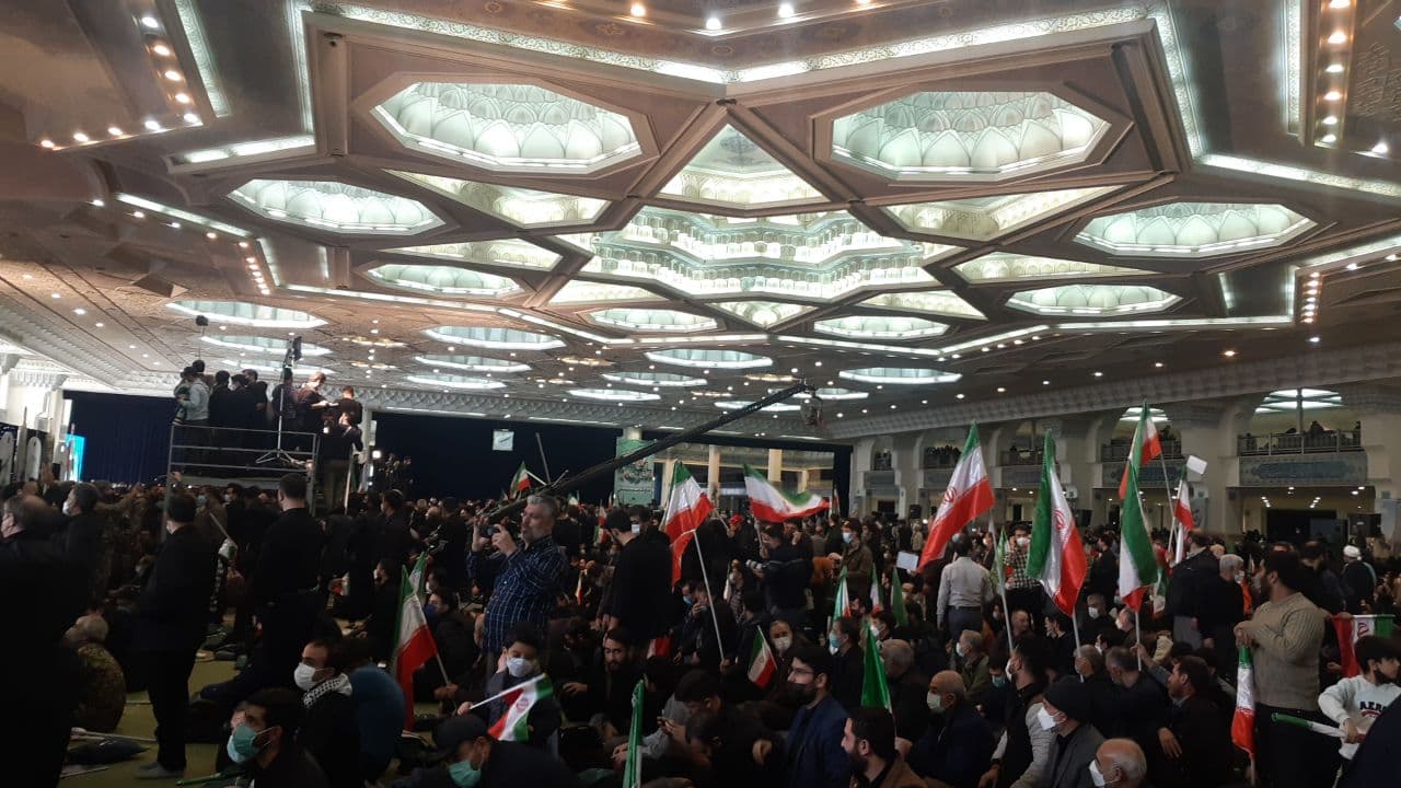 مراسم شهید سلیمانی مصلی تهران