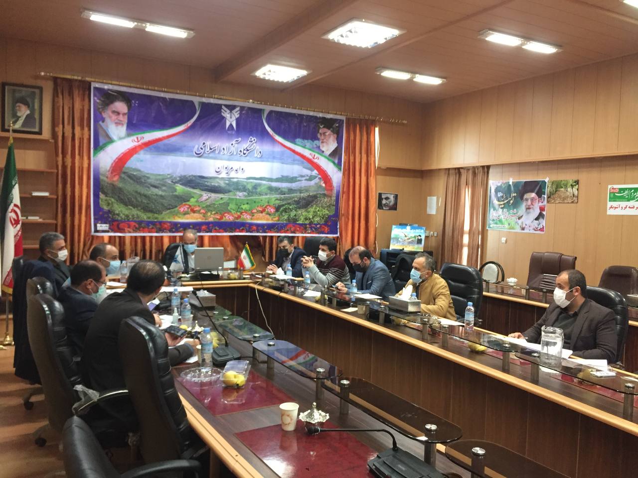 جلسه شورای دانشگاه آزاد اسلامی استان کردستان
