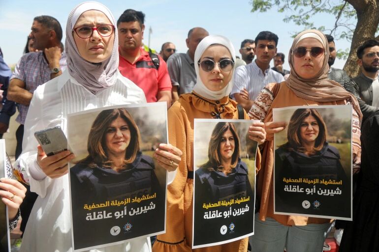 شیرین ابوعاقله خبرنگار الجزیره