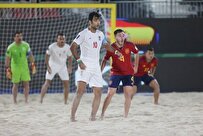 ايران تفوز على اسبانيا في بطولة العالم لكرة القدم الشاطئية