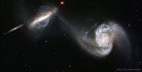 Unprecedented Glimpse of Merging Galaxies