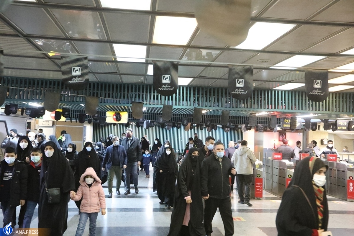 نحوه خدمات‌رسانی متروی تهران به شرکت‌کنندگان در مراسم سالگرد شهادت سردار دل‌ها