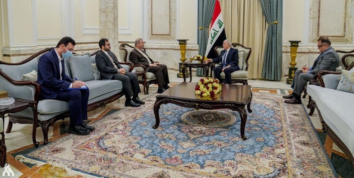تأکید رئیس‌جمهور عراق بر لزوم توسعه روابط ایران و عراق