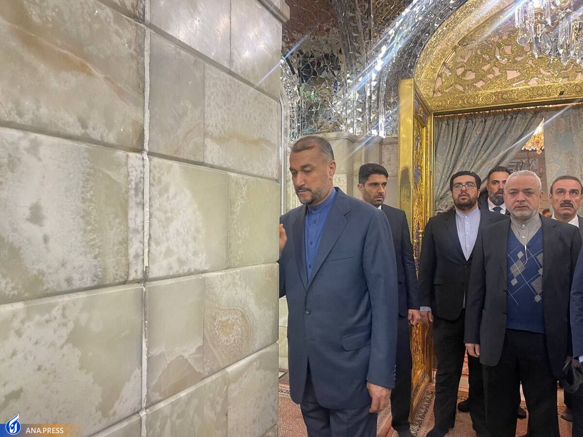 وزیر امور خارجه به زیارت حضرت زینب (س) رفت