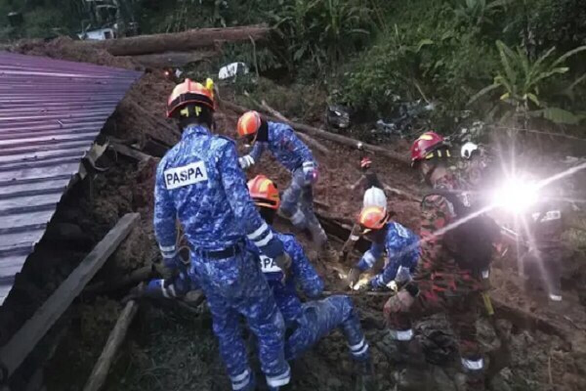 شمار قربانیان رانش زمین در مالزی به ۳۱ نفر افزایش یافت