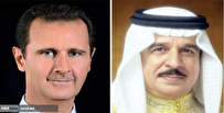شاه بحرین بعد از ۱۲ سال با «بشار اسد» گفتگو کرد