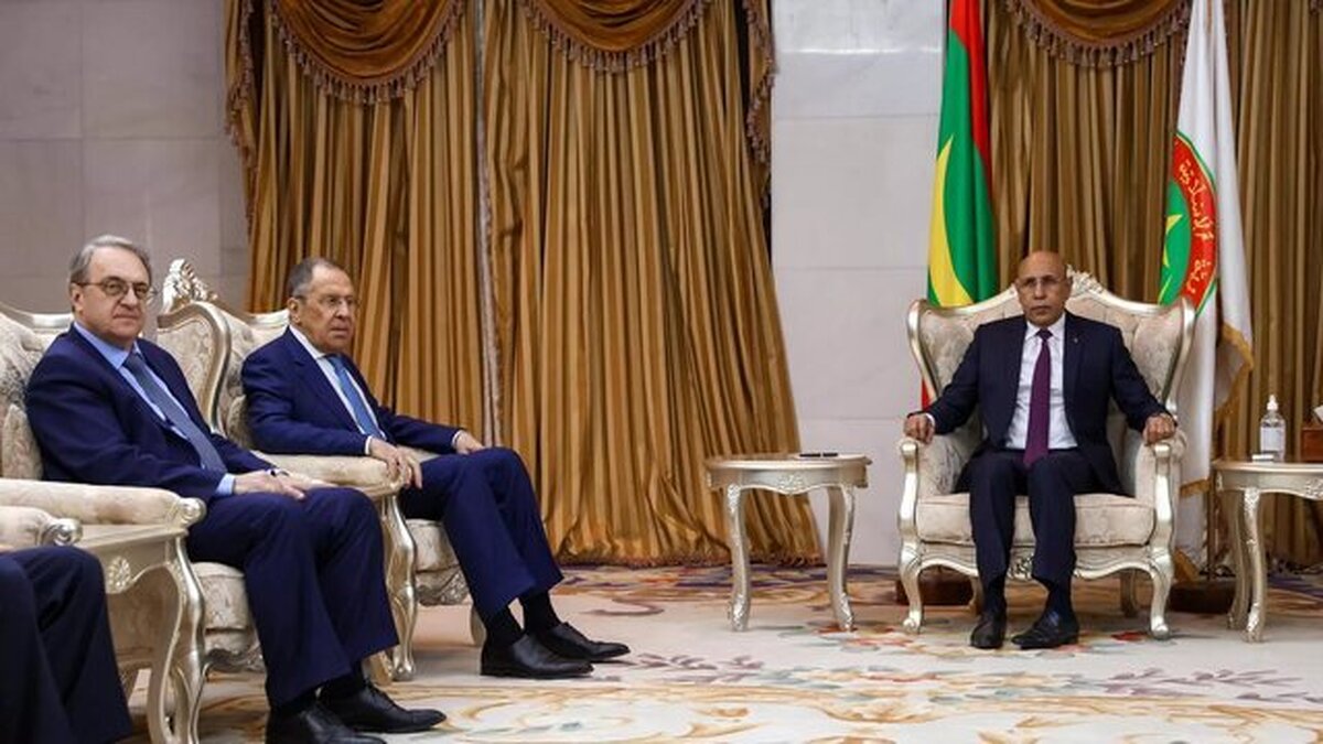 لاوروف با رئیس‌جمهور موریتانی دیدار کرد