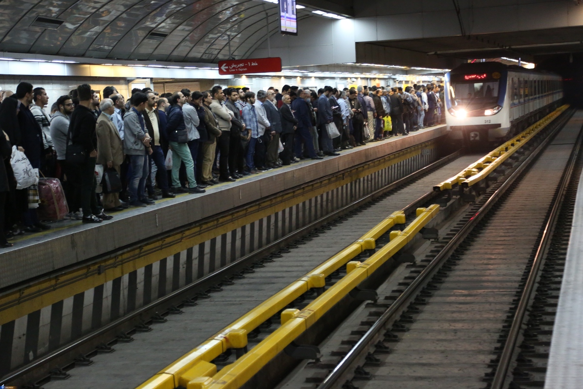 آمار مسافران مترو نسبت به هفته گذشته ۱۰ درصد افزایش یافت