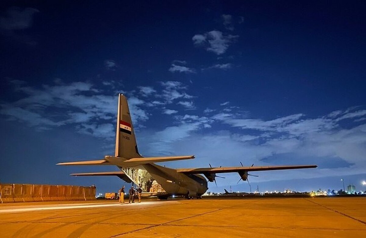 عراق ۲ فروند هواپیمای حامل تجهیزات امدادی به ترکیه فرستاد