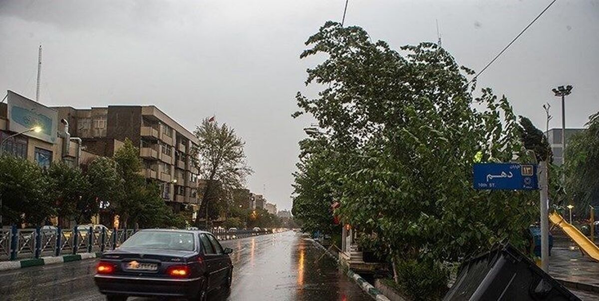 وزش باد شدید تهران را فرا می‌گیرد