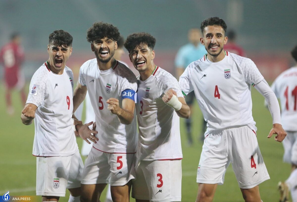 پیروزی تیم ملی جوانان ایران مقابل قطر