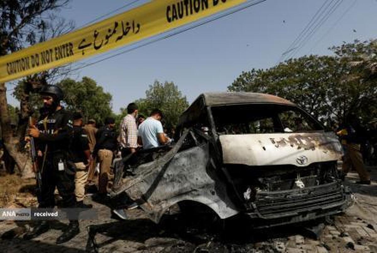 کشته شدن ۹ نیروی پلیس پاکستان درنتیجه انفجار انتحاری