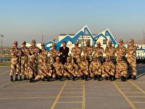 تیمی از ارتش ایران جهت شرکت در مسابقات نظامی روسیه ۲۰۲۲ وارد کشور ازبکستان شد