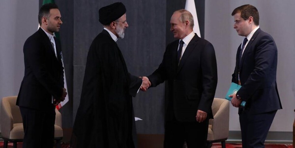 رؤسای جمهور ایران و روسیه با یکدیگر دیدار کردند+فیلم