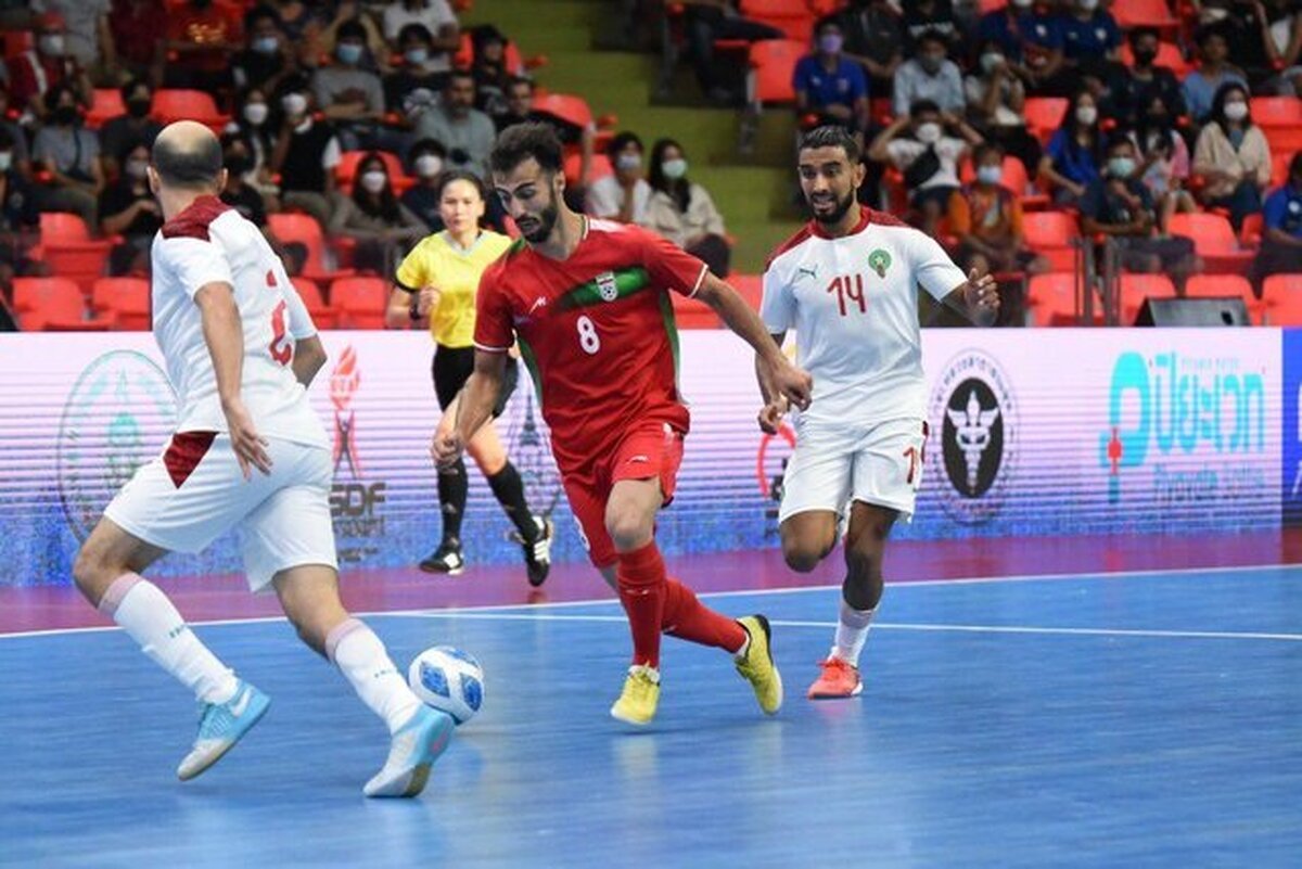 شکست تیم ملی فوتسال ایران مقابل مراکش