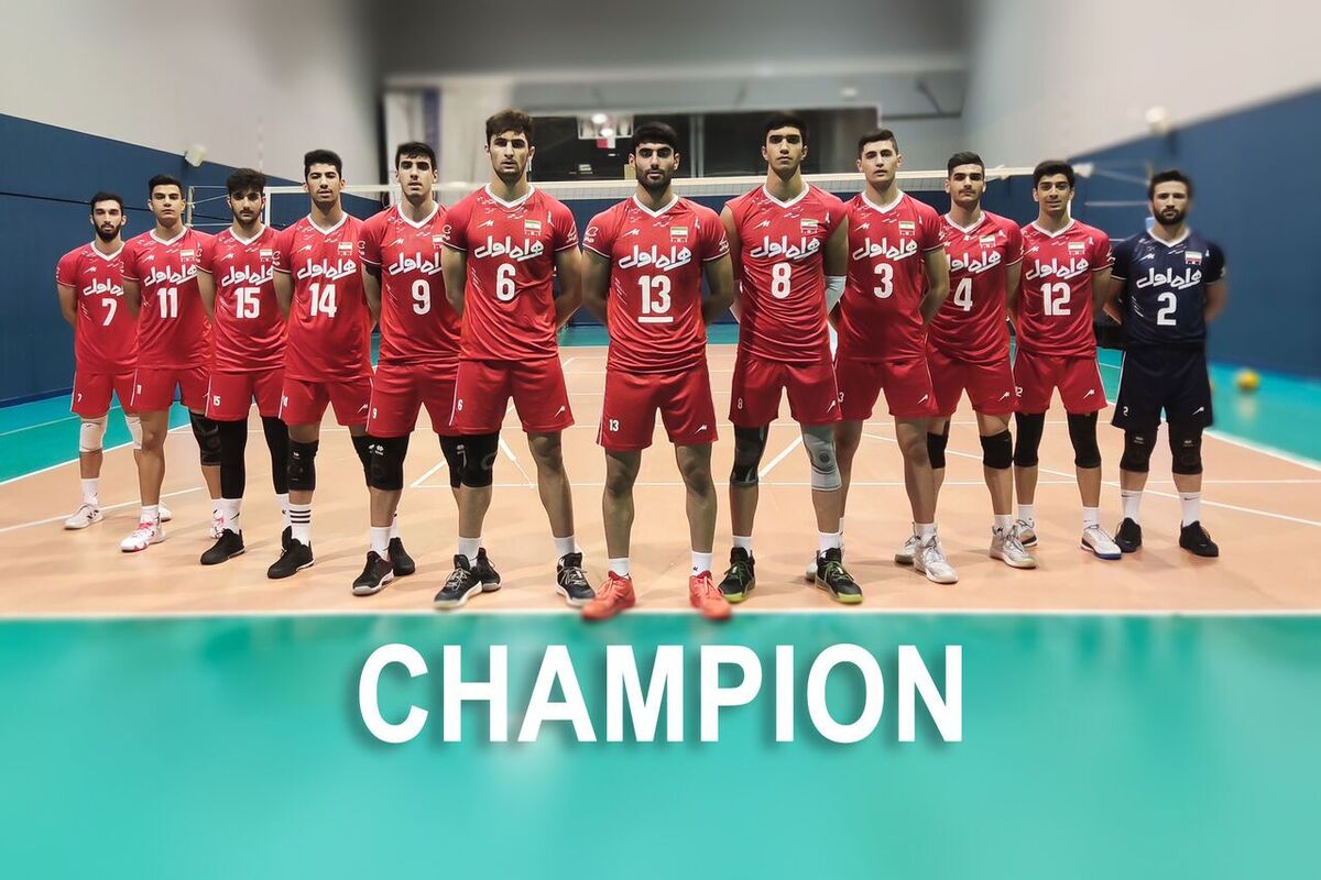 والیبال جوانان ایران بر بام آسیا ایستاد