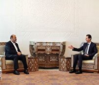 وزیر راه با بشار اسد دیدار کرد