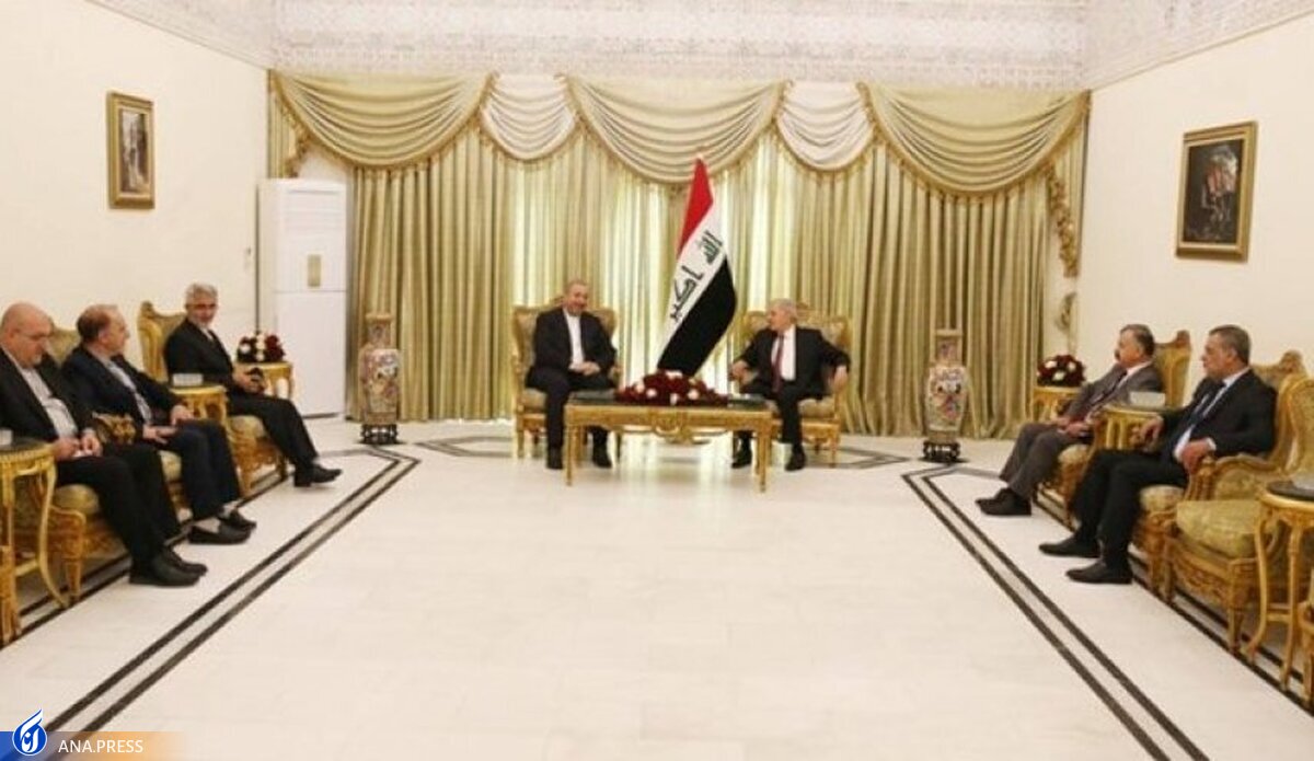 سفیر ایران با رئیس‏ جمهور جدید عراق دیدار کرد