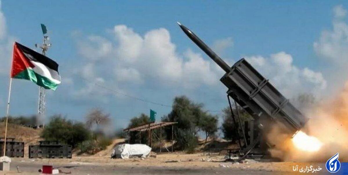آزمایش موشک توسط مقاومت فلسطین