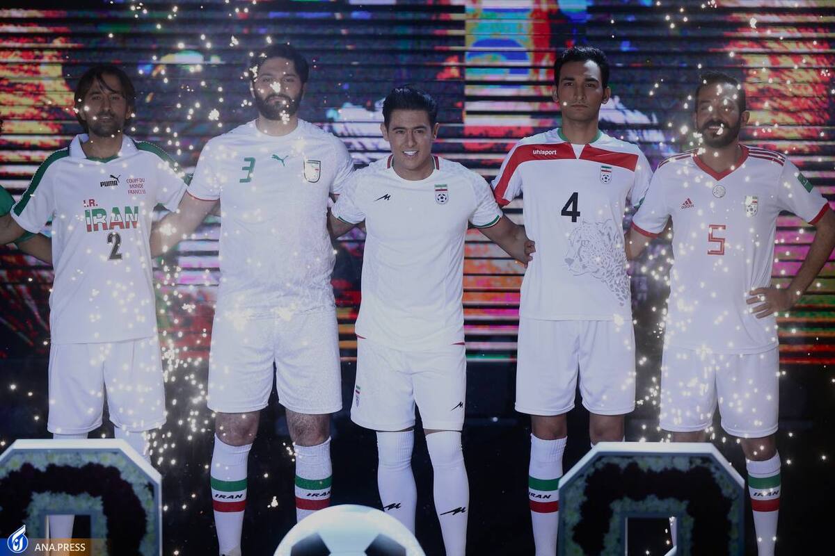 گزارش تصویری از مراسم رونمایی از پیراهن تیم ملی در جام جهانی قطر