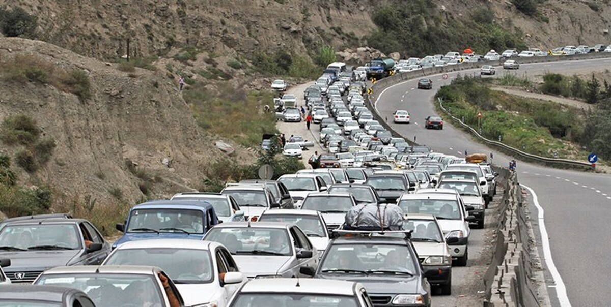 بار ترافیکی آزادراه پردیس ـ تهران سنگین شد