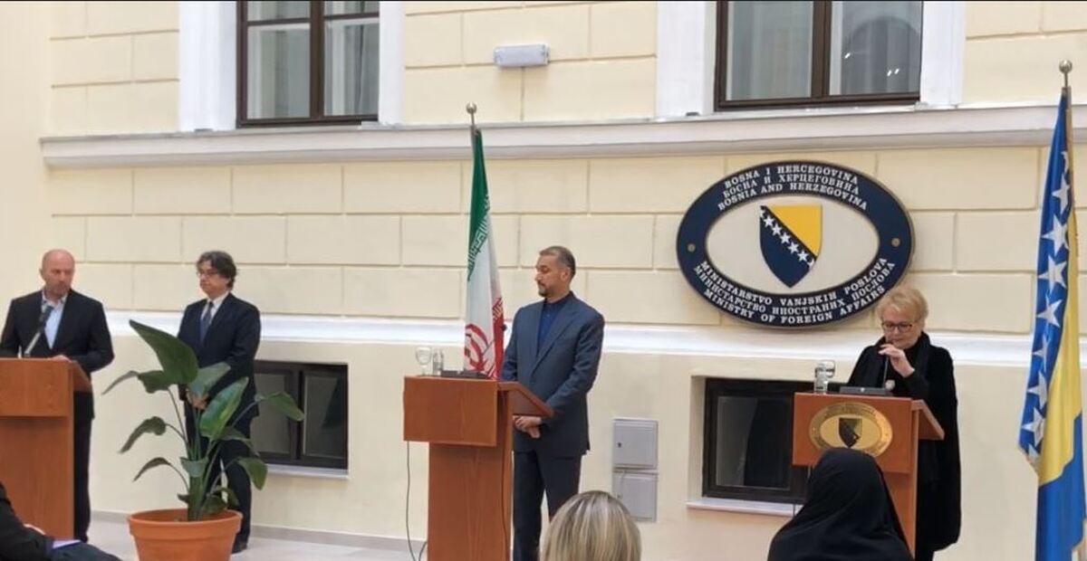 وزیر خارجه بوسنی: ایران همیشه و در شرایط سخت کنار ما بوده است  امیرعبداللهیان: هیچ‌کس در ایران بر اثر شلیک پلیس و یا نیروهای امنیتی کشته نشد