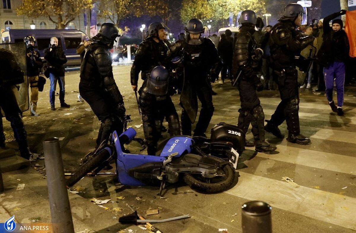 هوادارن فوتبال مراکش با پلیس فرانسه درگیر شدند