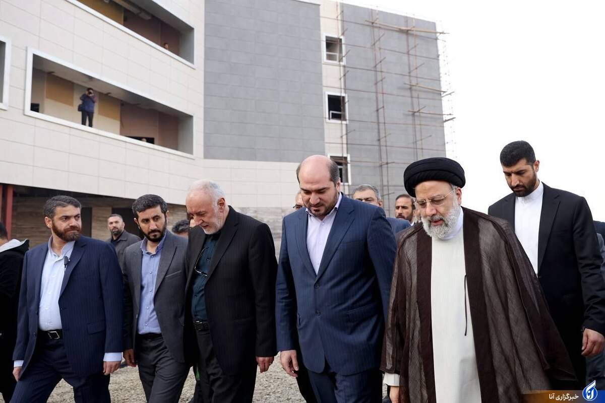 بازدید رئیس جمهور از بیمارستان ۴۰۳ تختخوابی در حال احداث اسلامشهر