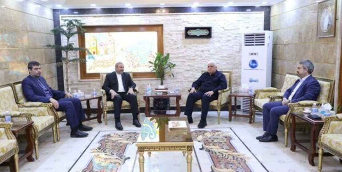 سفیر ایران در عراق با رئیس الحشد الشعبی دیدار کرد