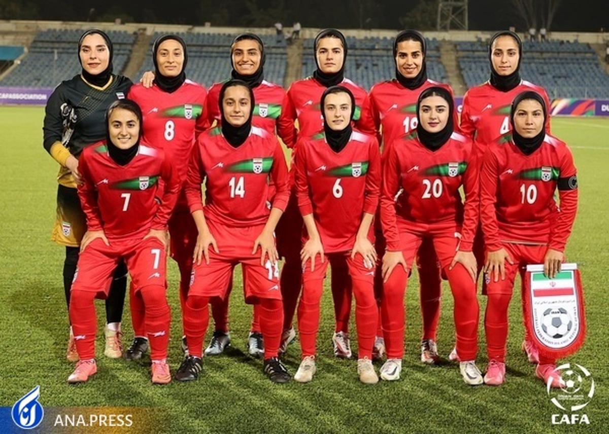 پیروزی دختران فوتبال ایران مقابل میانمار
