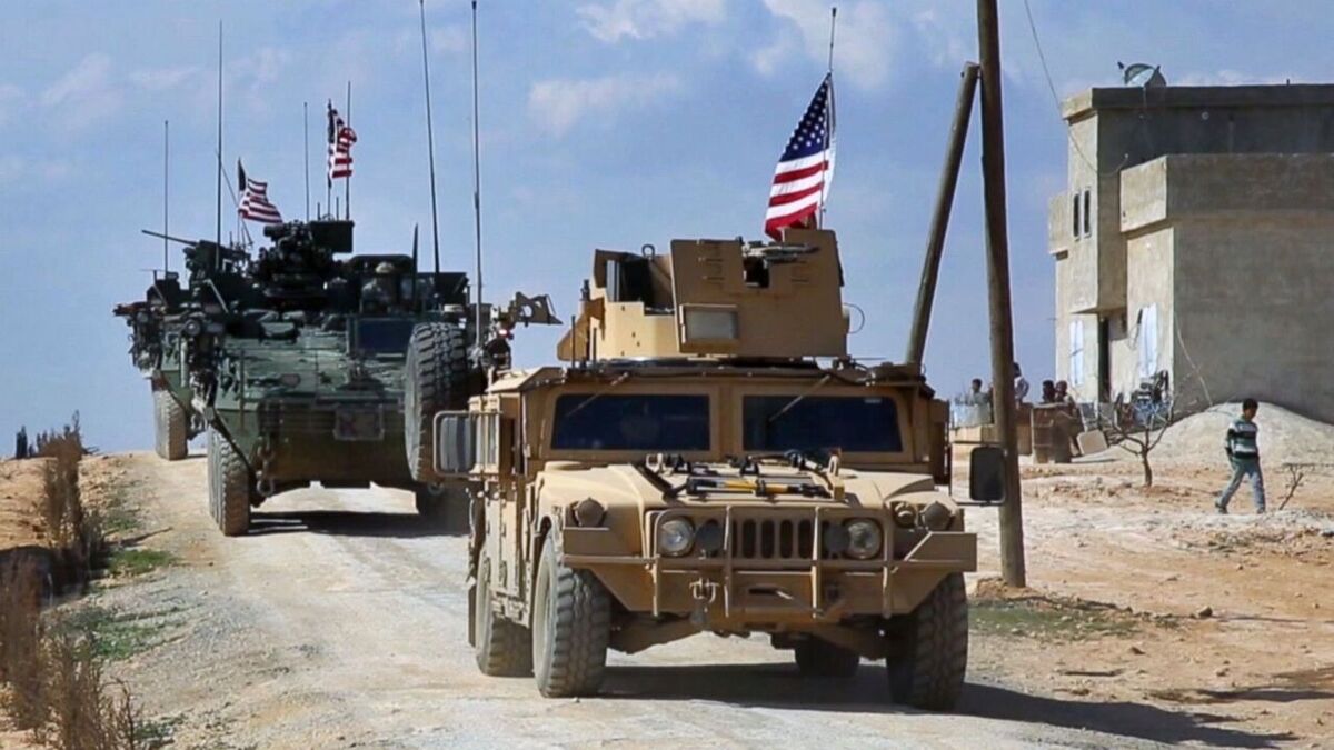 حمله به پایگاه آمریکا در شرق سوریه