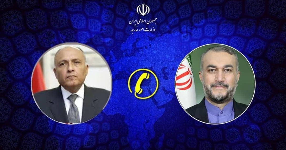وزرای خارجه ایران و مصر درباره تحولات منطقه گفت‌وگو کردند