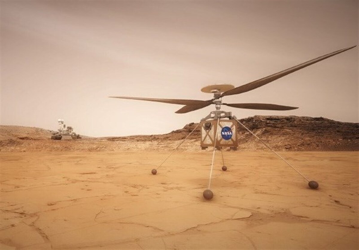 هلی‌کوپتر ناسا رکورد پرواز به مریخ را شکست
