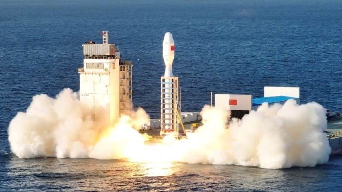 موشک چین ۲۰ ماهواره را هم‌زمان پرتاب می‌کند