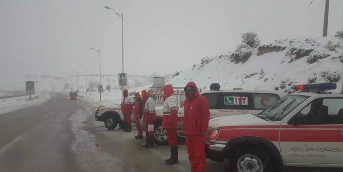 اسکان اضطراری 4 هزار و ۴ نفر در برف و کولاک ۴ روز گذشته