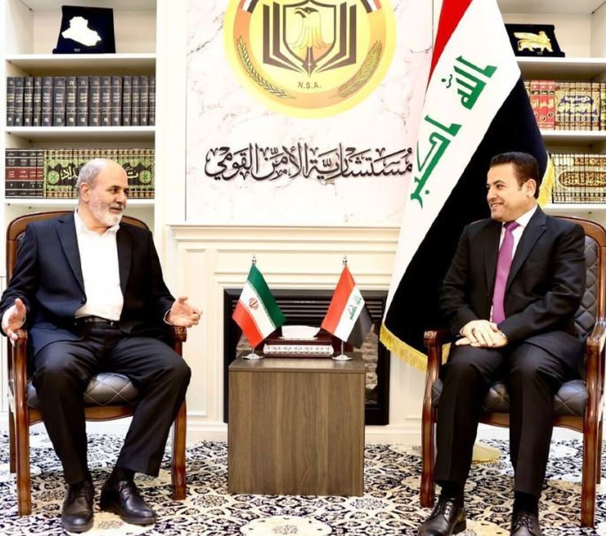 دبیران شورای امنیت ملی ایران و عراق دیدار کردند/ توافق‌نامه امنیتی ایران و عراق در مسیر اجرا