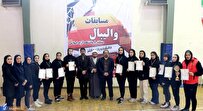 قهرمانی تیم دختران نیشابور در مسابقات والیبال منطقه ۸ دانشگاه آزاد