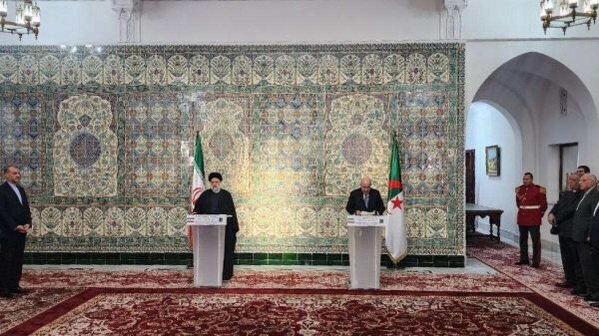 رئیسی: ایران و الجزایر مصمم به توسعه روابط اقتصادی خود هستند
