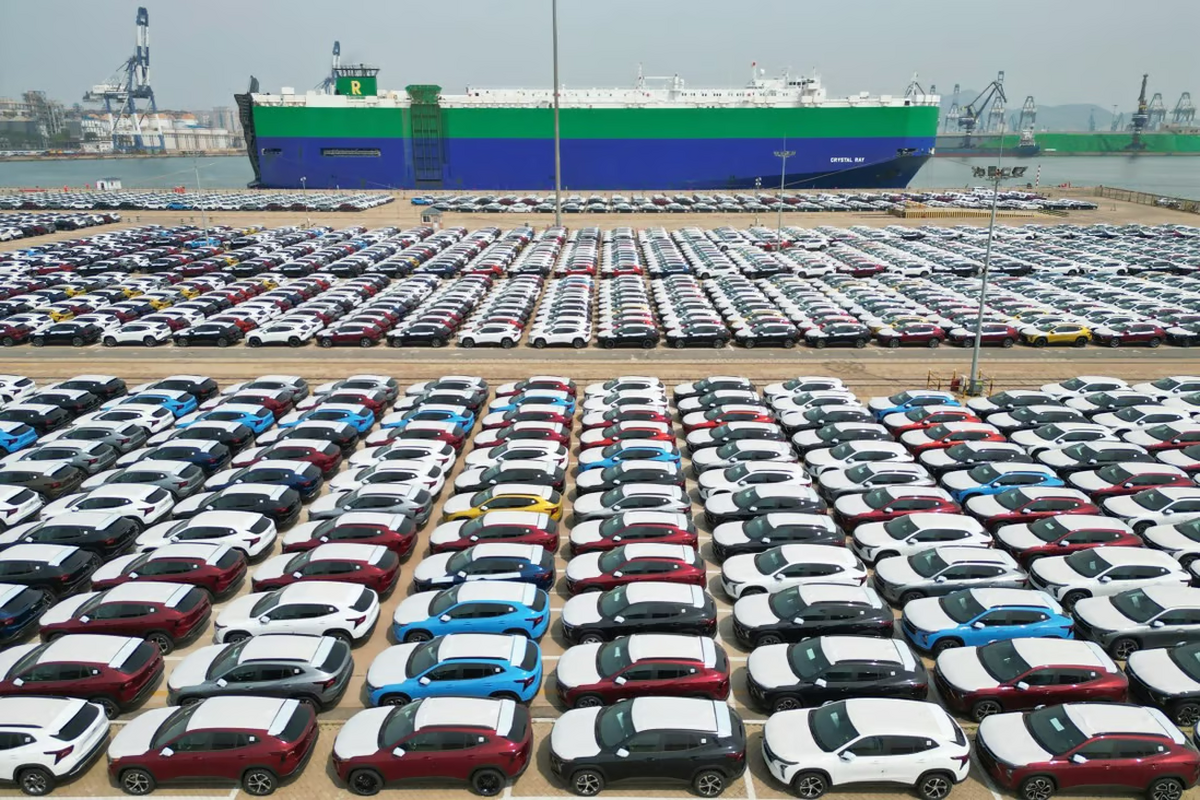 چین فقط در یک ماه 540 هزار خودرو صادر کرد