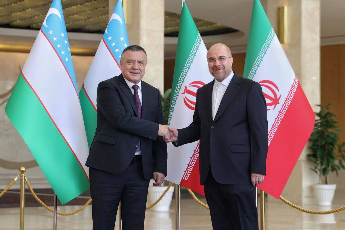 رئیس مجلس ازبکستان با قالیباف دیدار کرد