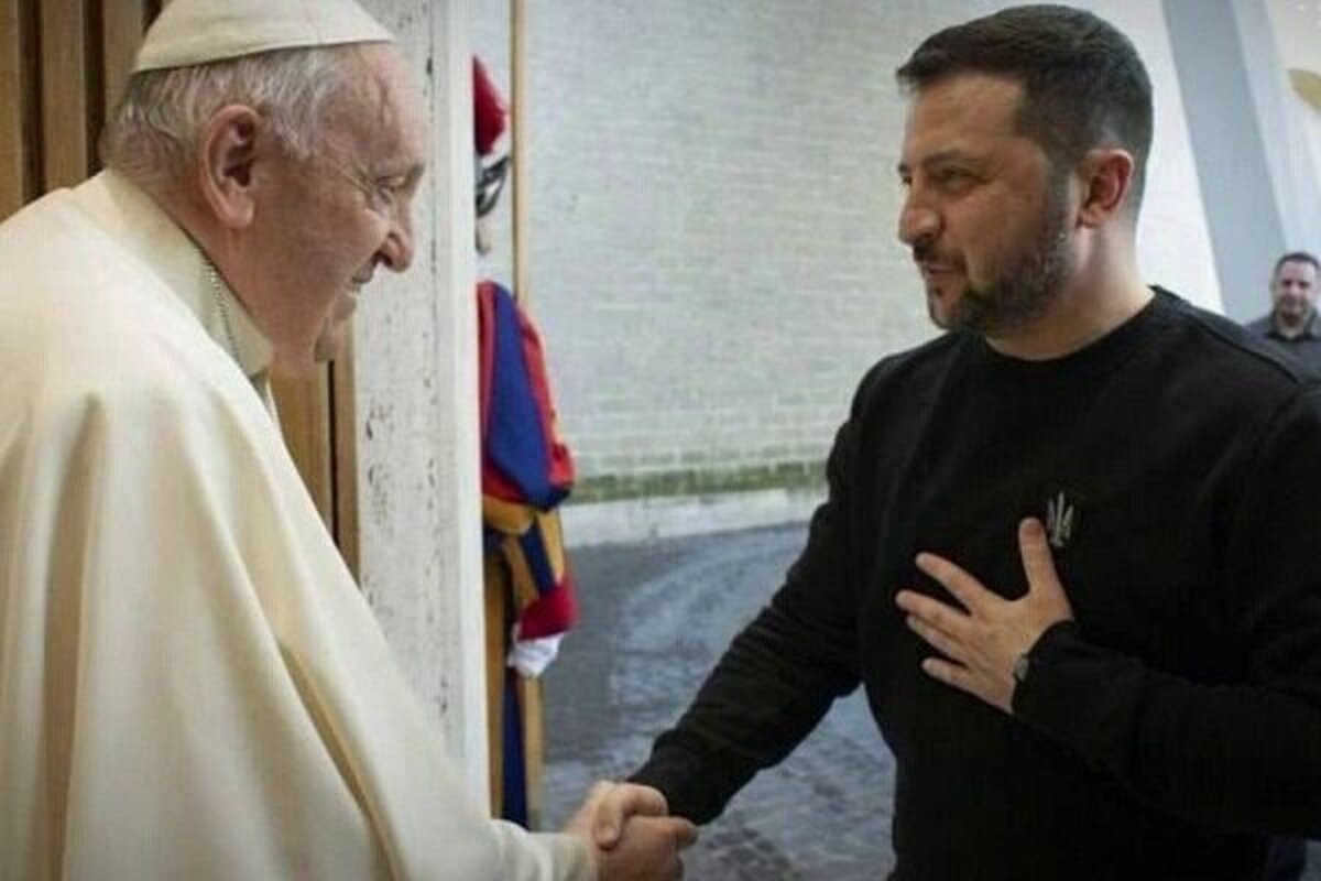 رئیس‌جمهور اوکراین با پاپ فرانسیس دیدار کرد