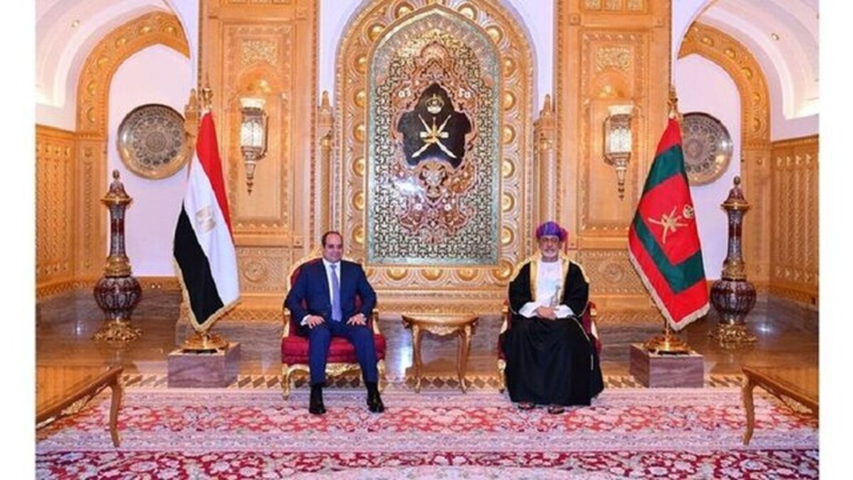 پادشاه عمان به قاهره می‌رود