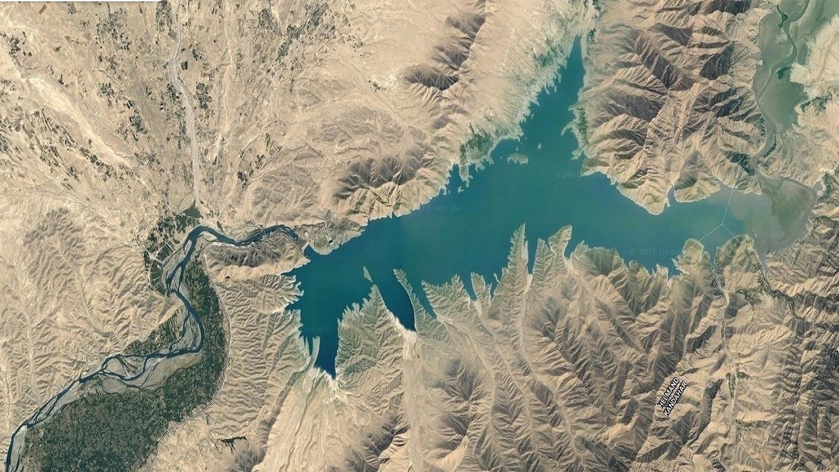 پایش رودخانه هیرمند با تصاویر ماهواره خیام